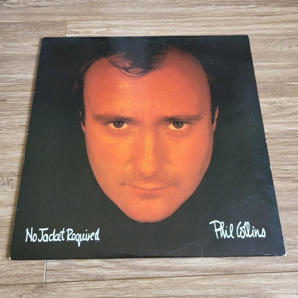 Phil Collins No Jacket Required Vinyl Record - Picture 2 of 3